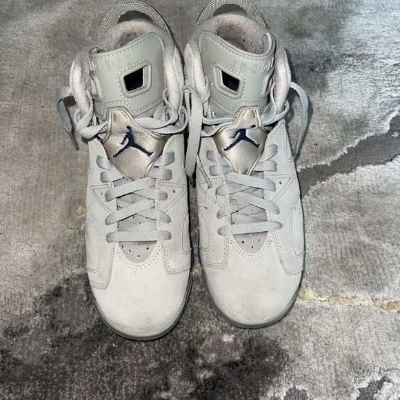 Air Jordan Retro 6 Georgetown GS 7 - Picture 1 of 5